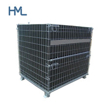 High Quality Warehouse Transport Stackable Storage Wire Mesh Folding Containers